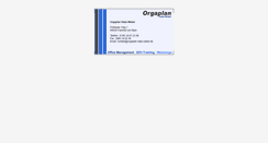 Desktop Screenshot of orgaplan.info